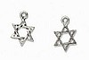 Star of David Pewter Pendant Charm